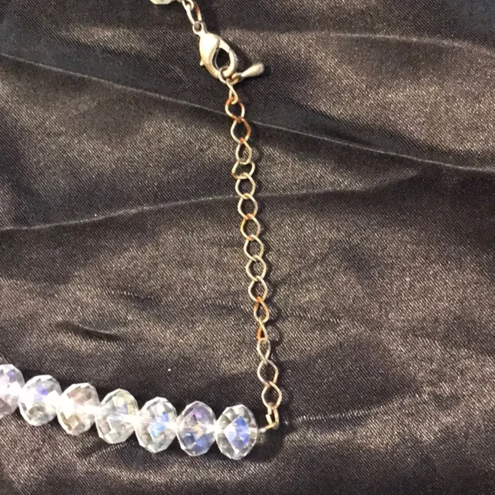 Vintage Clear rhinestones necklace